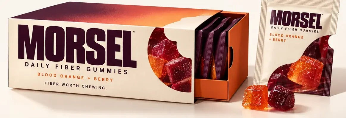 Morsel fiber gummies packaging