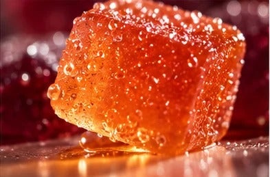 Morsel gummy close-up